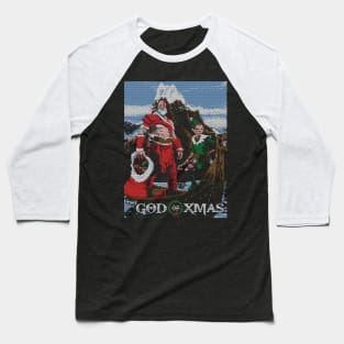 God of Xmas Baseball T-Shirt